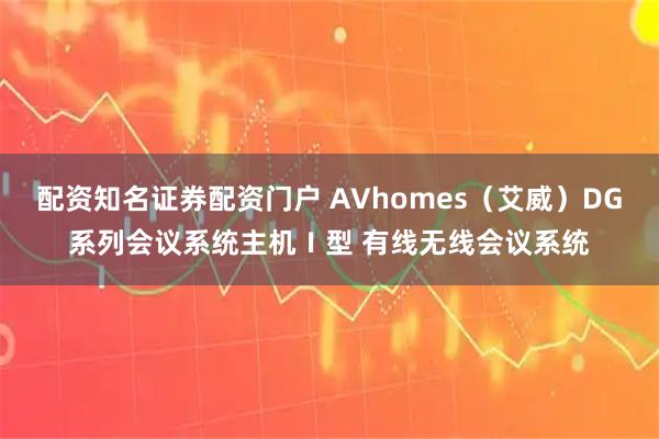 配资知名证券配资门户 AVhomes（艾威）DG系列会议系统主机Ⅰ型 有线无线会议系统